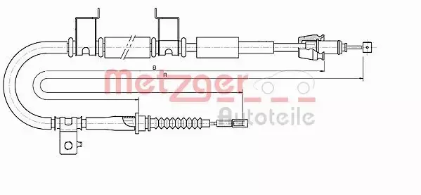 METZGER LINKA RĘCZNEGO 17.6053 