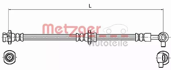 METZGER PRZEWÓD HAMULCOWY 4110131 