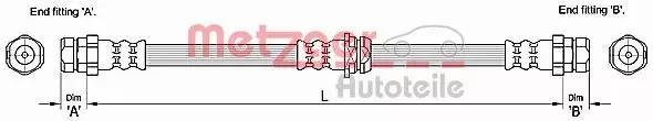 METZGER PRZEWÓD HAMULCOWY 4110248 
