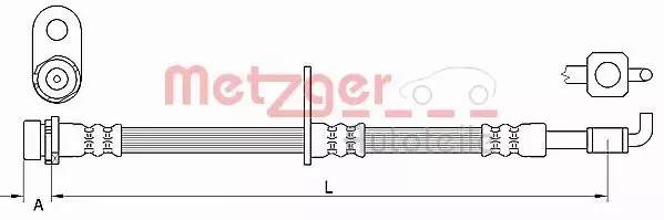 METZGER PRZEWÓD HAMULCOWY 4111331 