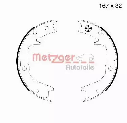 METZGER SZCZĘKI HAMULCOWE MG 994 