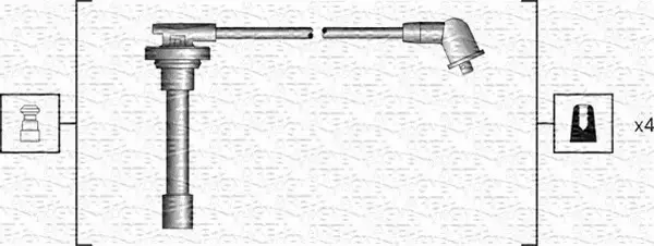 MAGNETI MARELLI PRZEWODY ZAPŁONOWE 941318111051 