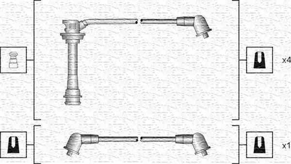 MAGNETI MARELLI PRZEWODY ZAPŁONOWE 941318111093 