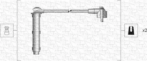 MAGNETI MARELLI PRZEWODY ZAPŁONOWE 941318111127 