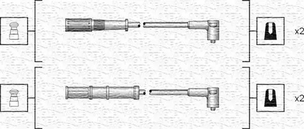 MAGNETI MARELLI PRZEWODY ZAPŁONOWE 941318111161 