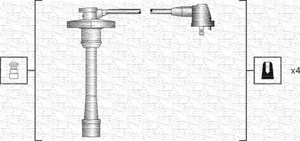 MAGNETI MARELLI PRZEWODY ZAPŁONOWE 941318111188 