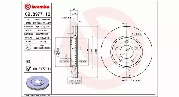 MAGNETI MARELLI TARCZA HAMULCOWA 360406005200 