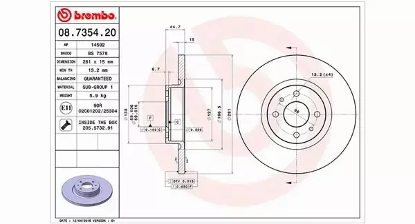 MAGNETI MARELLI TARCZA HAMULCOWA 360406010600 