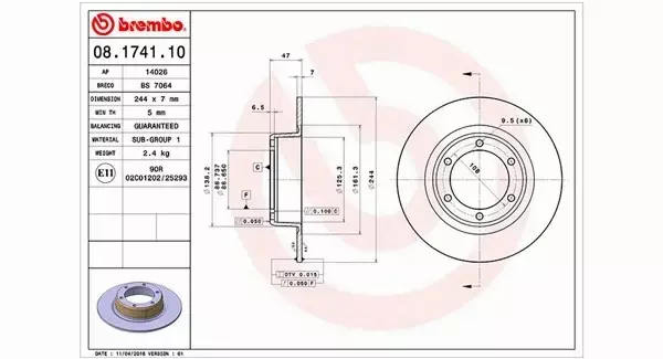 MAGNETI MARELLI TARCZA HAMULCOWA 360406017500 