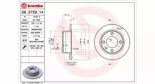 MAGNETI MARELLI TARCZA HAMULCOWA 360406018100 