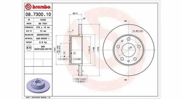 MAGNETI MARELLI TARCZA HAMULCOWA 360406023300 