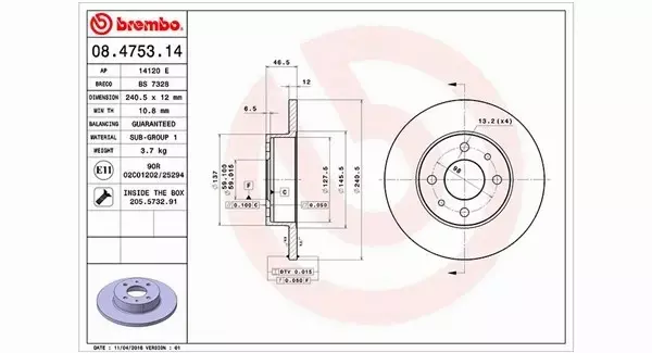 MAGNETI MARELLI TARCZA HAMULCOWA 360406028600 