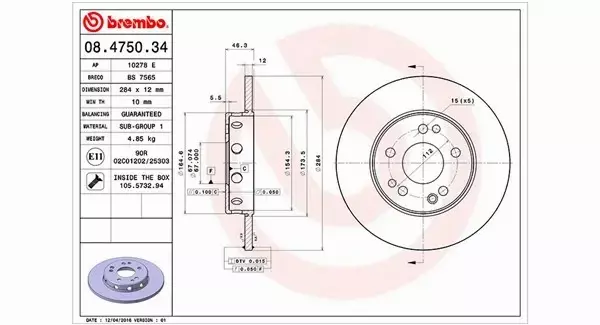 MAGNETI MARELLI TARCZA HAMULCOWA 360406031100 