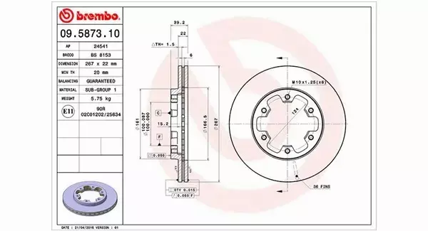 MAGNETI MARELLI TARCZA HAMULCOWA 360406034800 