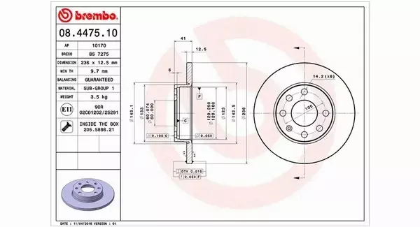 MAGNETI MARELLI TARCZA HAMULCOWA 360406037200 