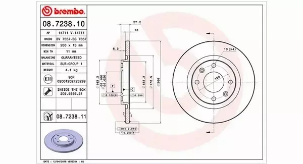 MAGNETI MARELLI TARCZA HAMULCOWA 360406040900 