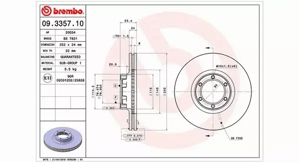 MAGNETI MARELLI TARCZA HAMULCOWA 360406041900 