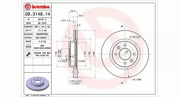 MAGNETI MARELLI TARCZA HAMULCOWA 360406042300 