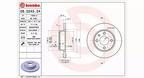 MAGNETI MARELLI TARCZA HAMULCOWA 360406045200 