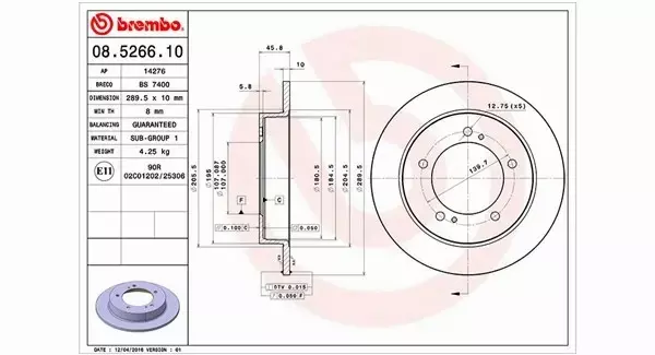 MAGNETI MARELLI TARCZA HAMULCOWA 360406045900 