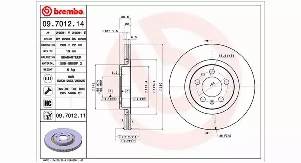 MAGNETI MARELLI TARCZA HAMULCOWA 360406049500 