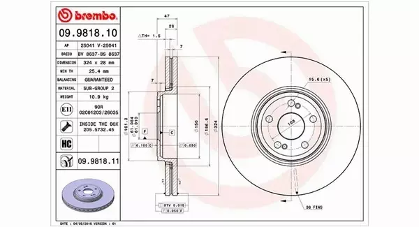 MAGNETI MARELLI TARCZA HAMULCOWA 360406058900 