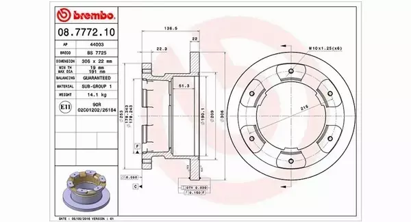 MAGNETI MARELLI TARCZA HAMULCOWA 360406106100 