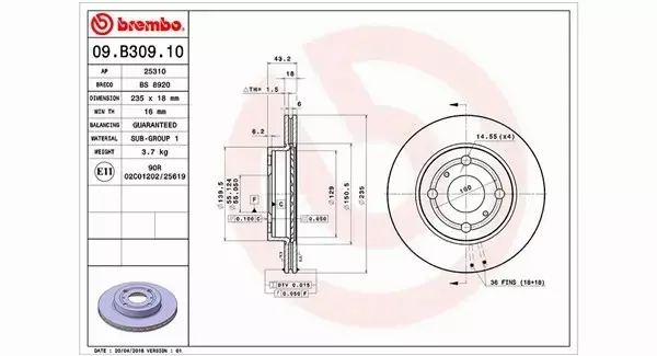 MAGNETI MARELLI TARCZA HAMULCOWA 360406109700 