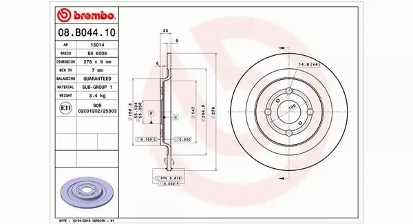 MAGNETI MARELLI TARCZA HAMULCOWA 360406111000 