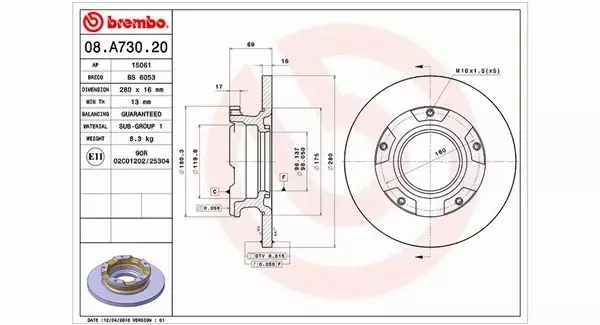 MAGNETI MARELLI TARCZA HAMULCOWA 360406111200 