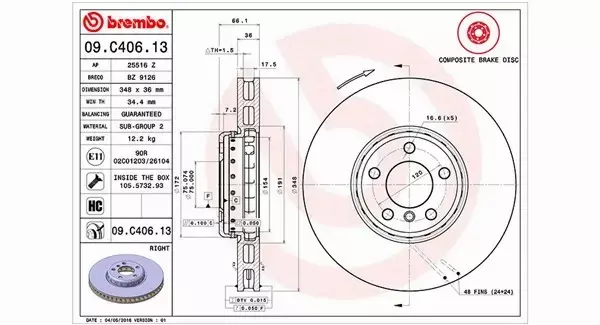 MAGNETI MARELLI TARCZA HAMULCOWA 360406131004 