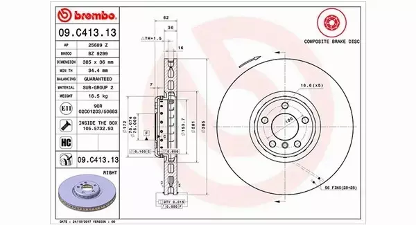 MAGNETI MARELLI TARCZA HAMULCOWA 360406131704 