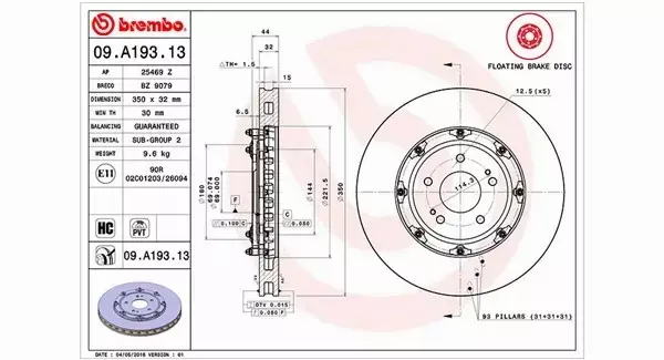 MAGNETI MARELLI TARCZA HAMULCOWA 360406129403 