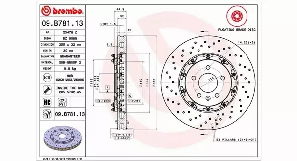 MAGNETI MARELLI TARCZA HAMULCOWA 360406129903 