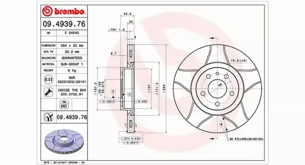 MAGNETI MARELLI TARCZA HAMULCOWA 360406000305 