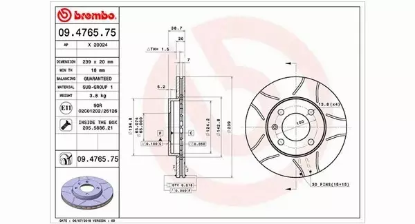 MAGNETI MARELLI TARCZA HAMULCOWA 360406000905 