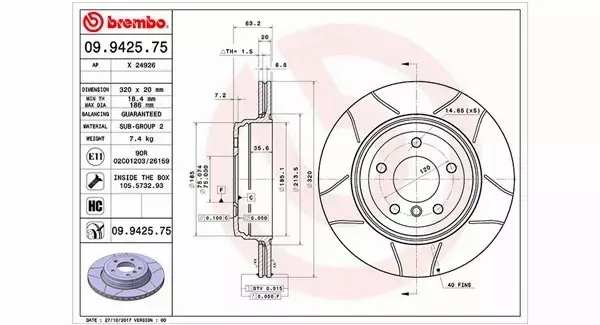 MAGNETI MARELLI TARCZA HAMULCOWA 360406003905 