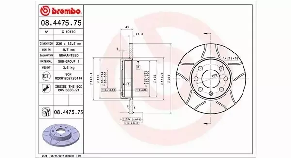 MAGNETI MARELLI TARCZA HAMULCOWA 360406037205 