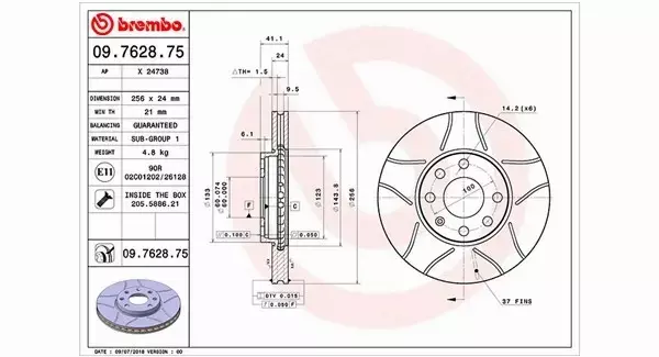 MAGNETI MARELLI TARCZA HAMULCOWA 360406038705 