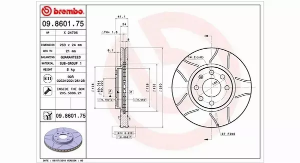 MAGNETI MARELLI TARCZA HAMULCOWA 360406039505 