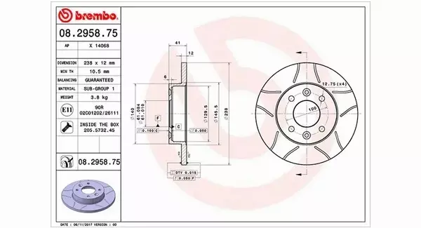 MAGNETI MARELLI TARCZA HAMULCOWA 360406042105 