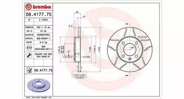 MAGNETI MARELLI TARCZA HAMULCOWA 360406047905 