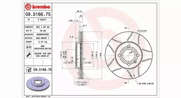 MAGNETI MARELLI TARCZA HAMULCOWA 360406048105 