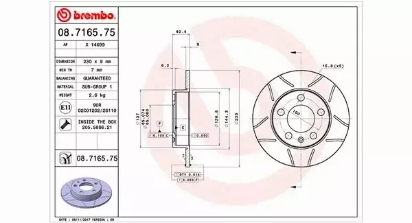 MAGNETI MARELLI TARCZA HAMULCOWA 360406049705 