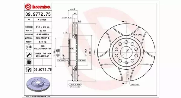 MAGNETI MARELLI TARCZA HAMULCOWA 360406050605 