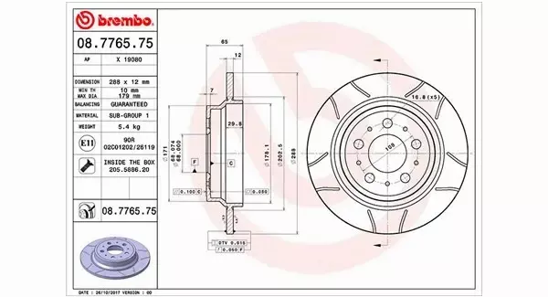 MAGNETI MARELLI TARCZA HAMULCOWA 360406051905 