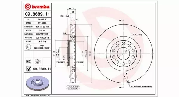 MAGNETI MARELLI TARCZA HAMULCOWA 360406001801 