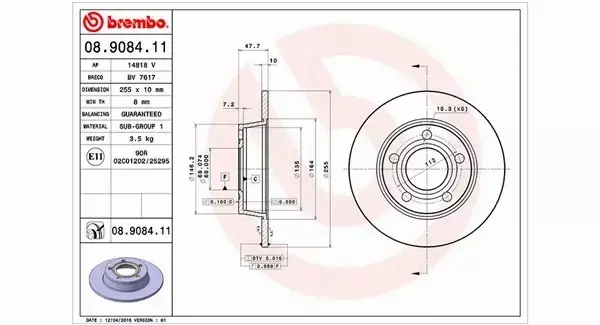 MAGNETI MARELLI TARCZA HAMULCOWA 360406013001 