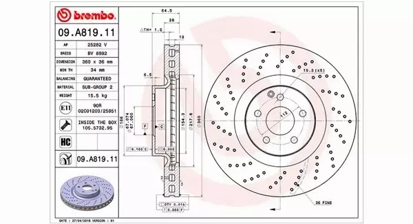 MAGNETI MARELLI TARCZA HAMULCOWA 360406116601 