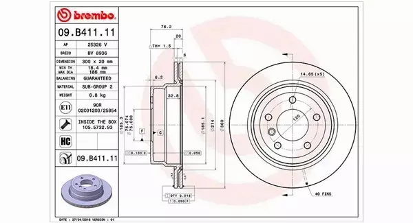 MAGNETI MARELLI TARCZA HAMULCOWA 360406124101 